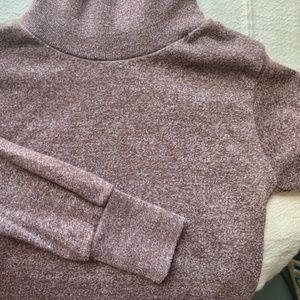 1970s children’s turtleneck, speckled brown